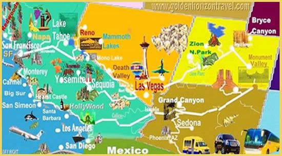 California Map SF-Maps highway